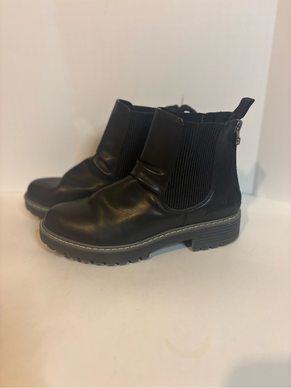 Blowfish Black Chelsea Ankle Boots